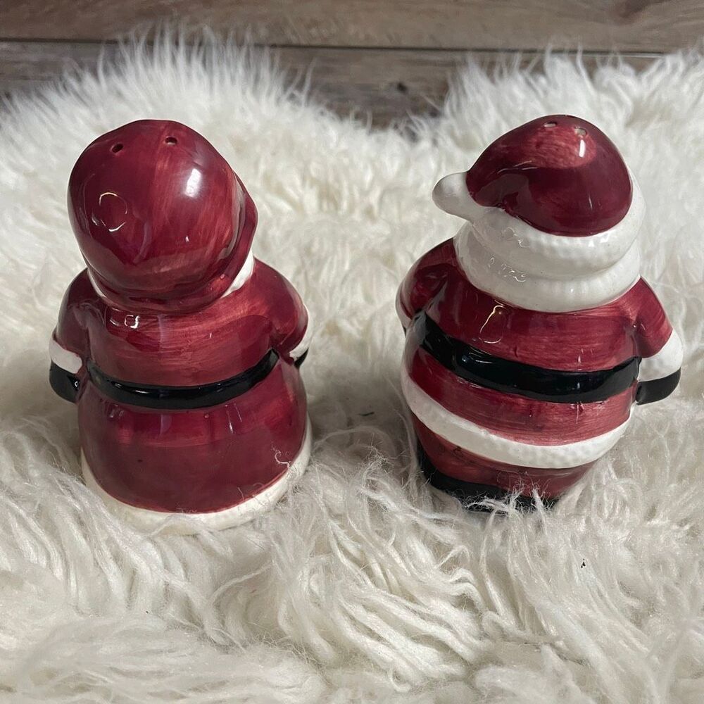 2001 PUBLIX Santa Claus & Mrs Claus Salt Pepper Shakers Encore Edition - Picture 3 of 5
